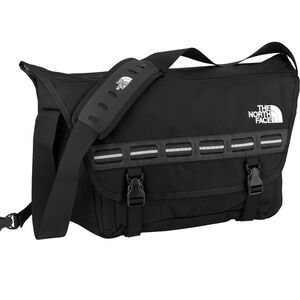 The north face black/white messenger bag